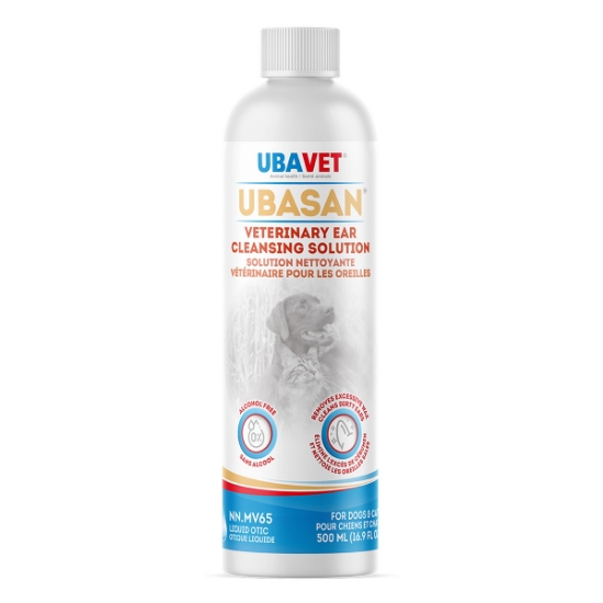 Picture of UBAVET UBASAN EAR CLEANSING SOLUTION - 500ml