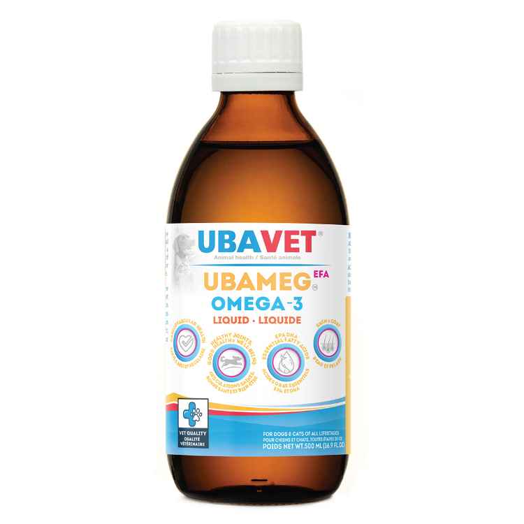 Picture of UBAVET UBAMEG OMEGA 3 FATTY ACID LIQUID - 500ml