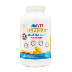 Picture of UBAVET UBAMEG OMEGA 3-6-9 FATTY ACID CAPS - 180's