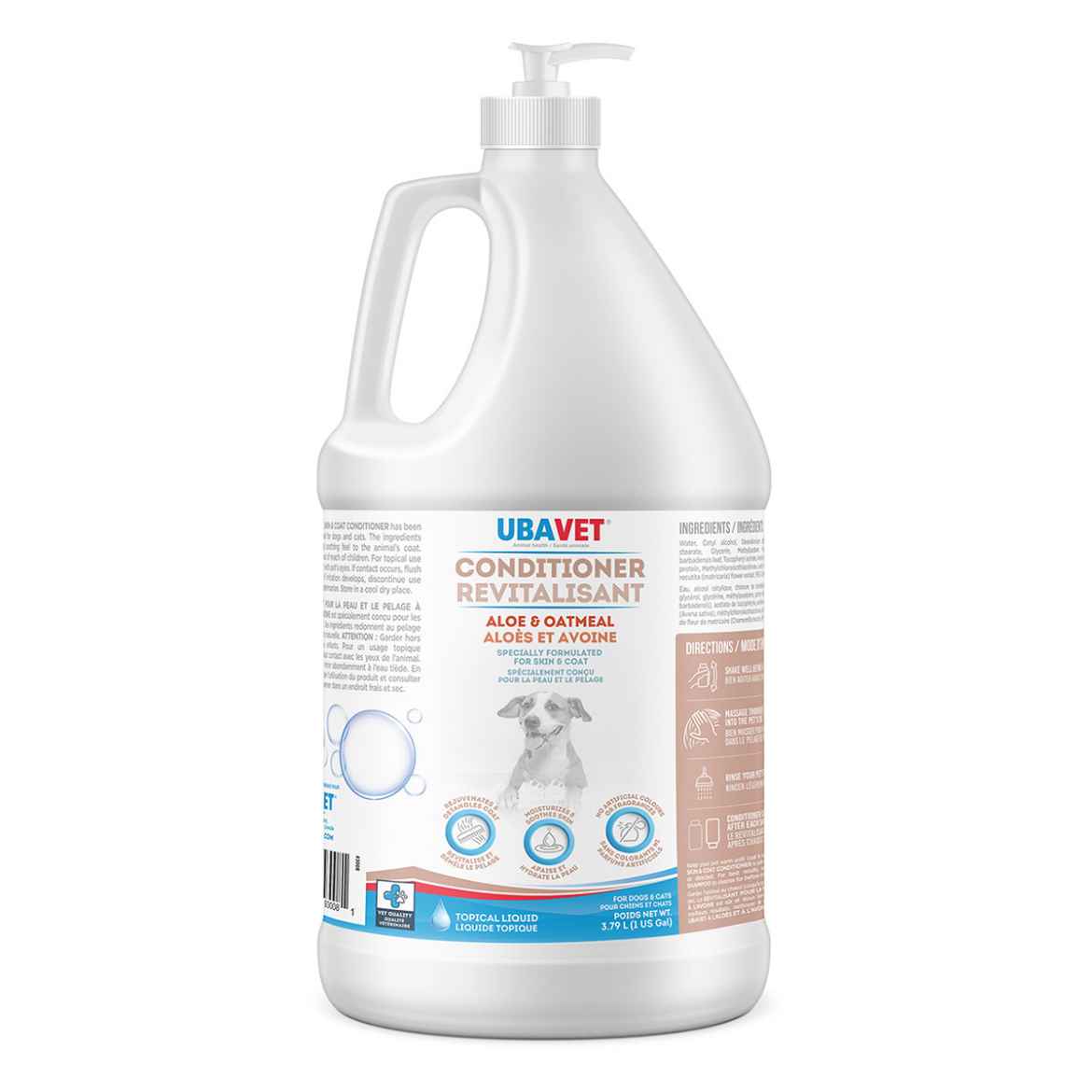 Picture of UBAVET ALOE & OATMEAL CONDITIONER - 3.8L