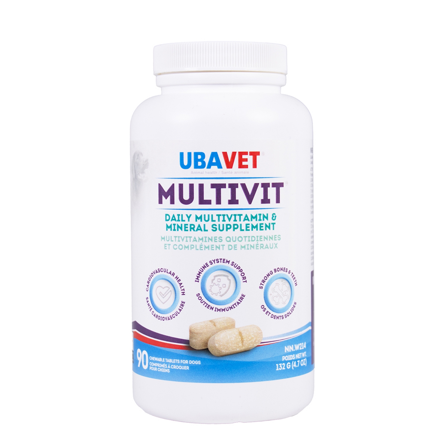 Picture of UBAVET MULTIVIT VITAMIN CHEW TABS FOR DOGS - 90's