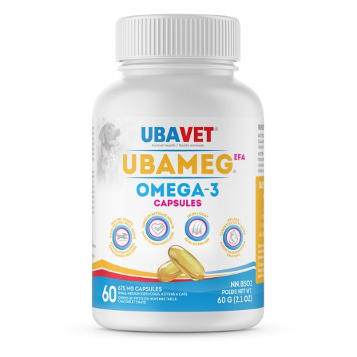 Picture of UBAVET UBAMEG OMEGA 3 FATTY ACID 675mg CAPS - 60's