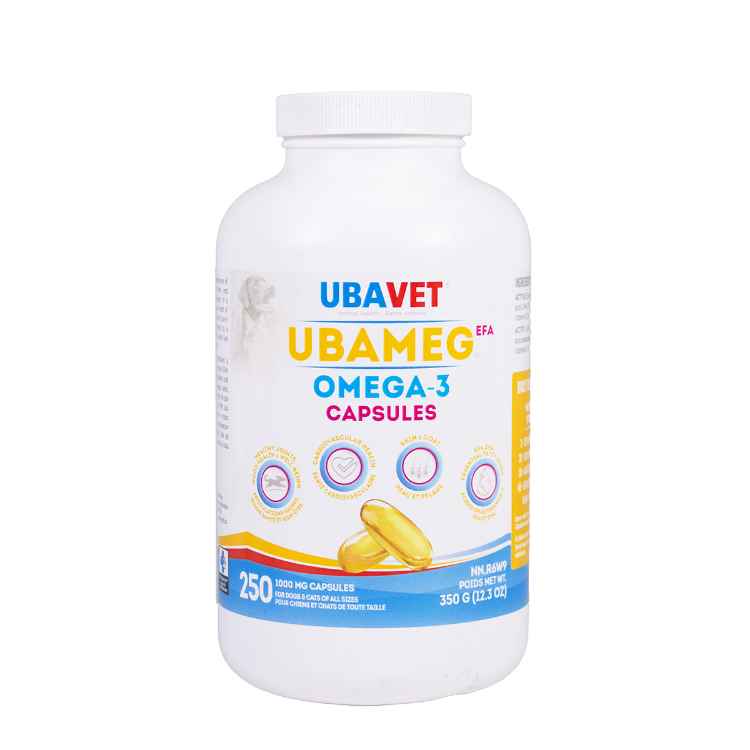 Picture of UBAVET UBAMEG OMEGA 3 FATTY ACID 1000mg CAPS - 250's
