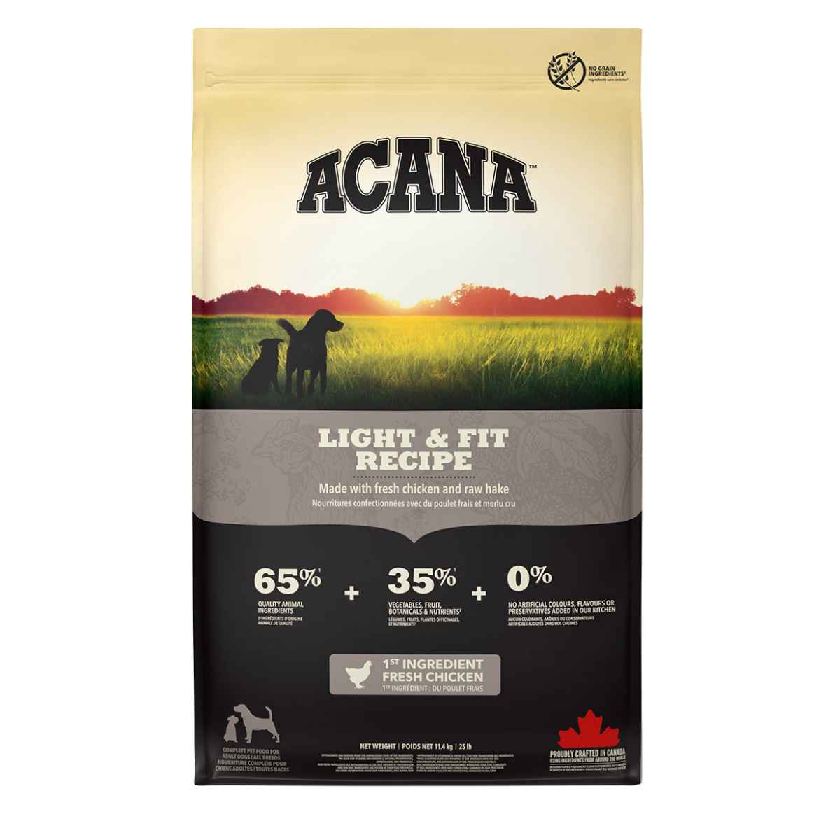 Picture of CANINE ACANA Light & Fit Recipe - 11.4kg/25lb