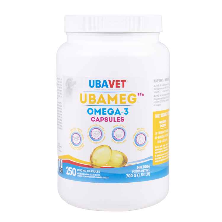 Picture of UBAVET UBAMEG OMEGA 3 FATTY ACID 2200mg CAPS - 250's