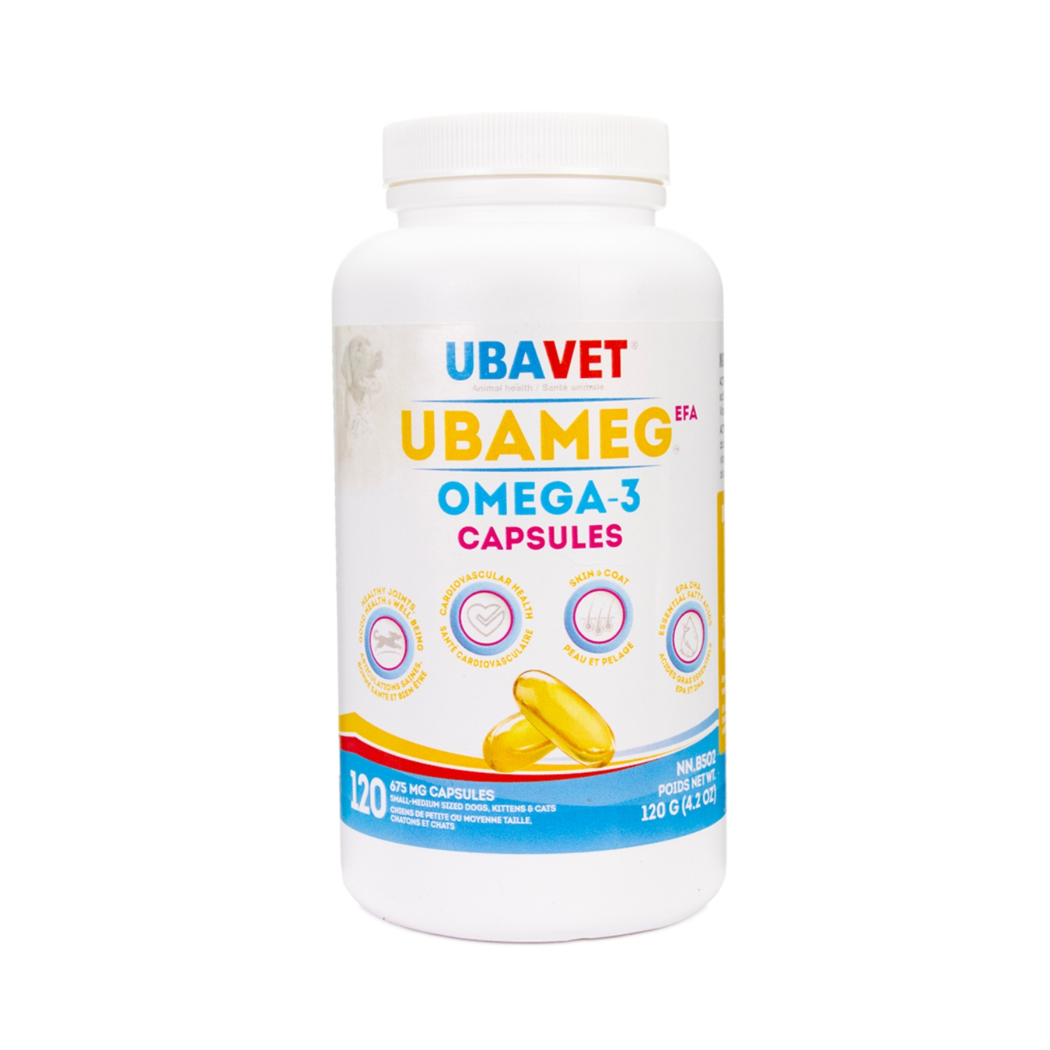 Picture of UBAVET UBAMEG OMEGA 3 FATTY ACID 675mg CAPS - 120's