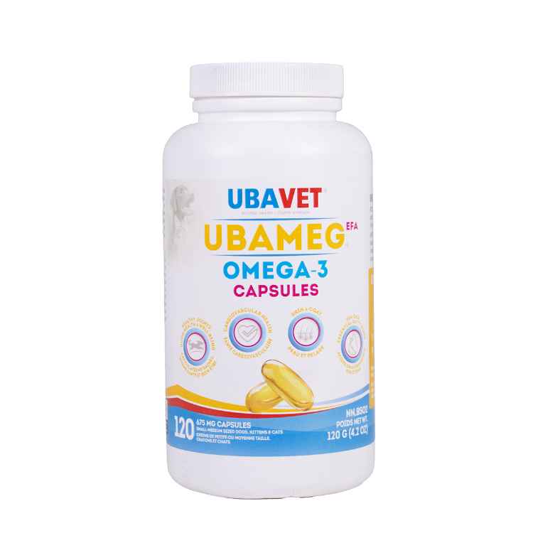 Picture of UBAVET UBAMEG OMEGA 3 FATTY ACID 675mg CAPS - 120's