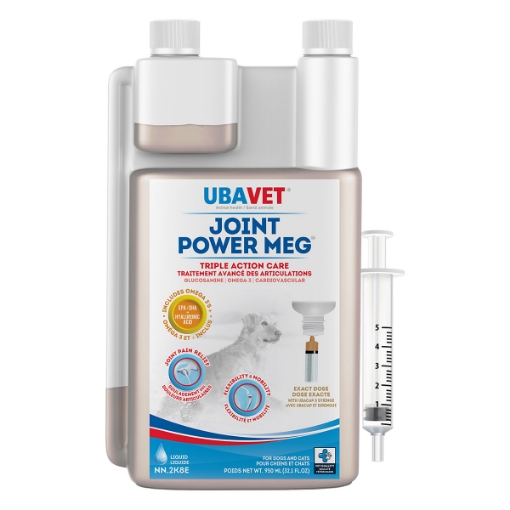 Picture of UBAVET POWERMEG GLUCOSAMINE & OMEGA 3 FATTY ACIDS - 950ml