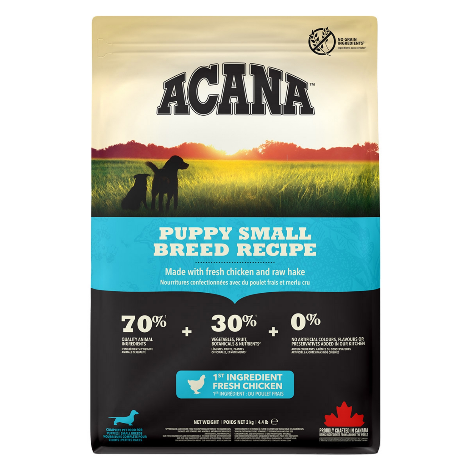 Picture of Canine ACANA Puppy Small Breed Recipe - 2kg/4.4lb
