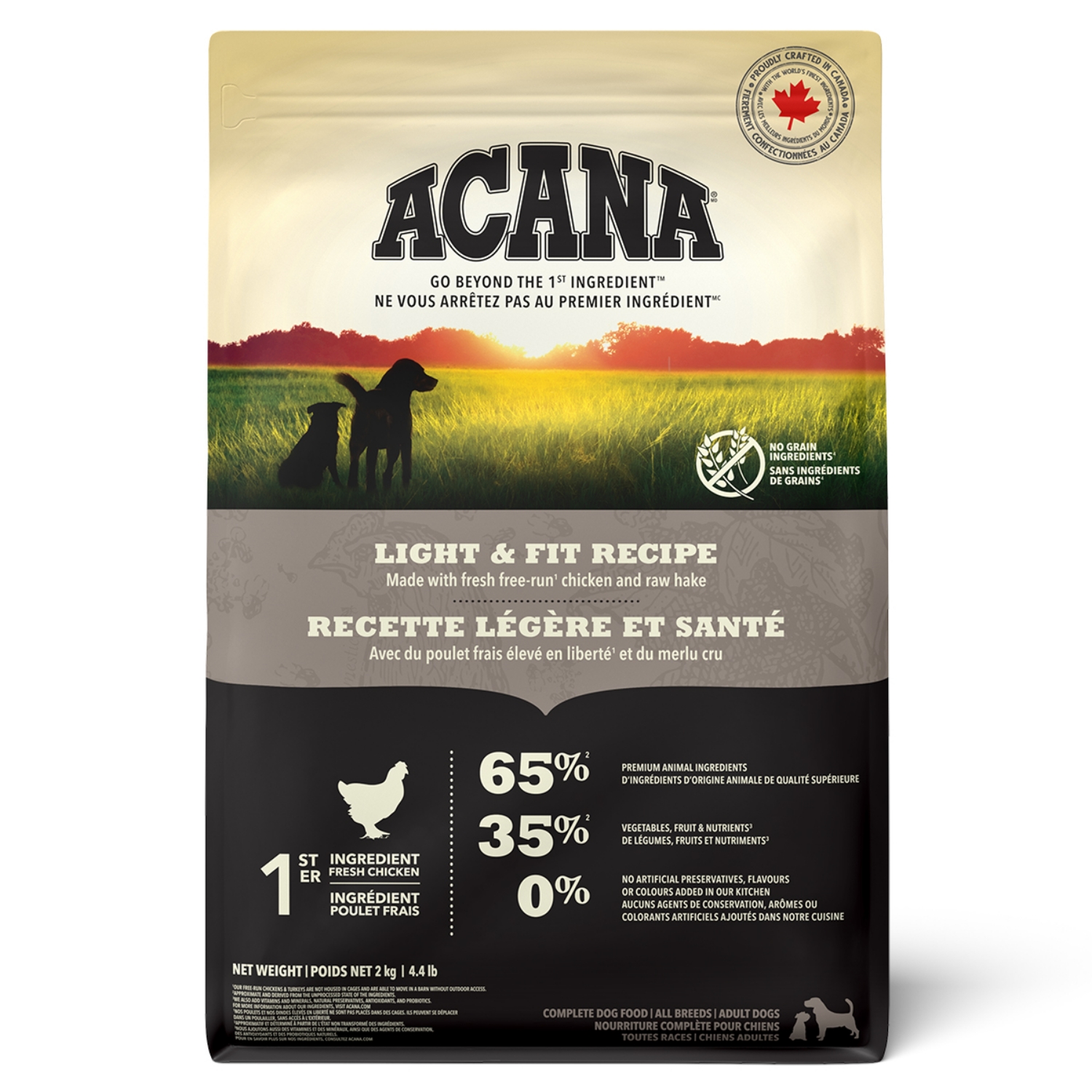 Picture of Canine ACANA Light & Fit Recipe - 2kg/4.4lb