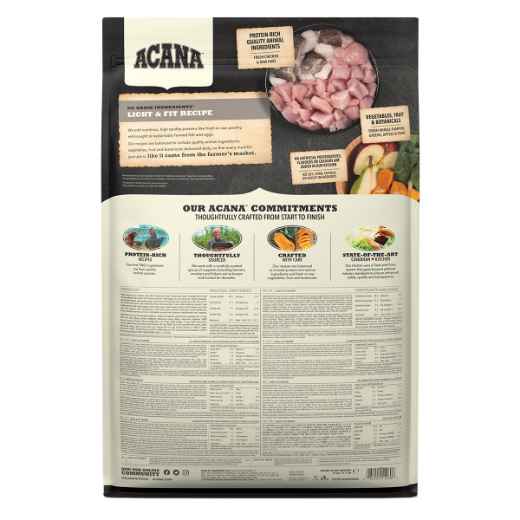 Picture of CANINE ACANA Light & Fit Recipe - 6kg/13.2lb