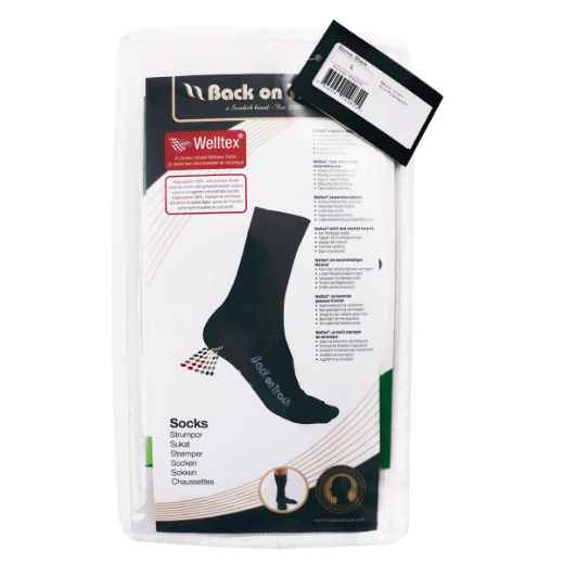 Picture of BACK ON TRACK HUMAN SOCKS LARGE - Pair