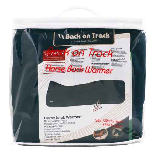 Picture of BACK ON TRACK EQUINE BACK WARMER BLACK - 100cm x 120cm