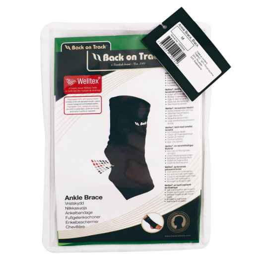 Picture of BACK ON TRACK HUMAN ANKLE BRACE BLACK - Medium