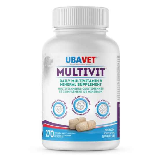 Picture of UBAVET MULTIVIT VITAMIN CHEW TABS FOR DOGS - 270's