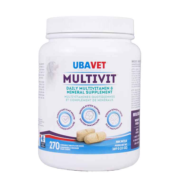 Picture of UBAVET MULTIVIT VITAMIN CHEW TABS FOR DOGS - 270's