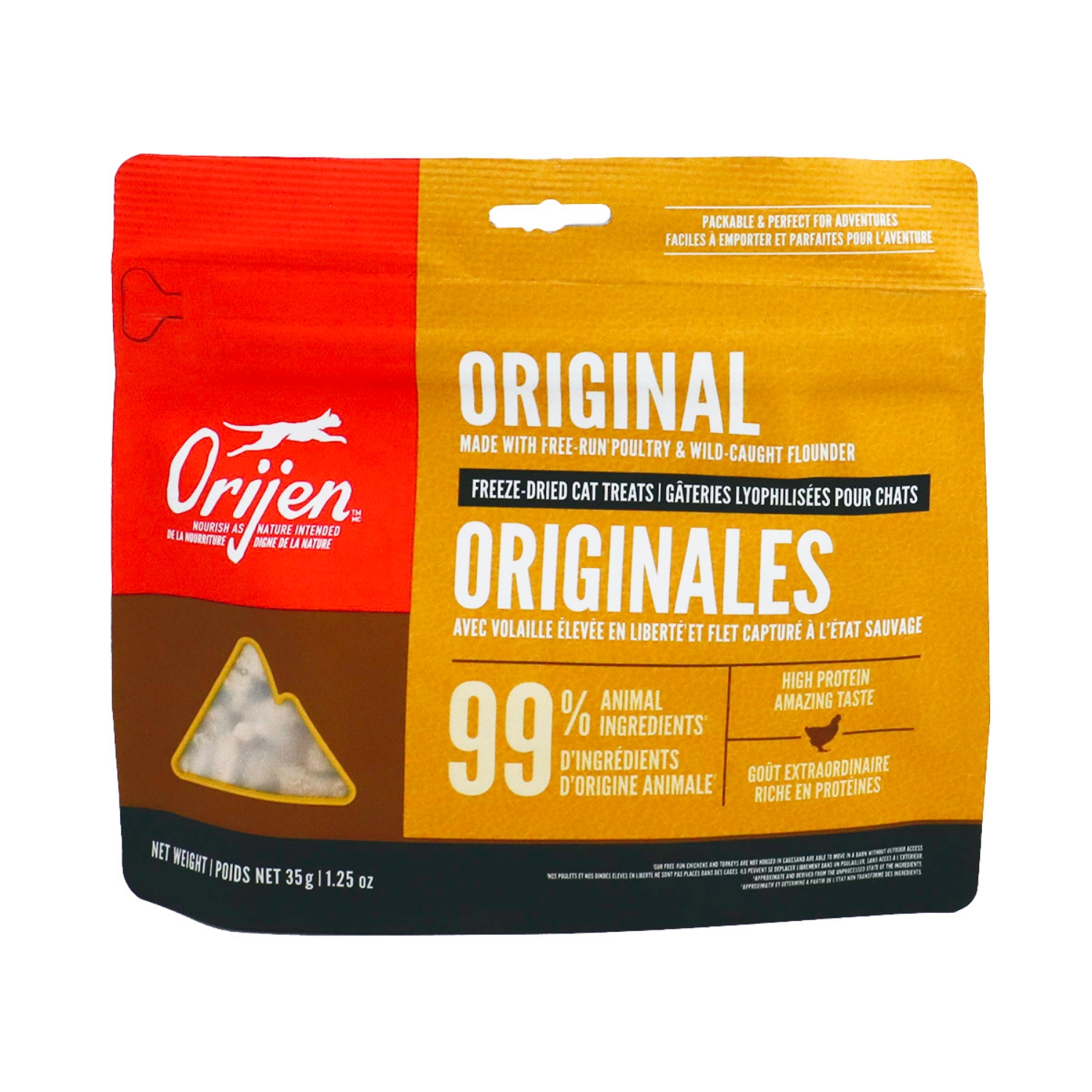 Picture of TREAT FELINE ORIJEN FREEZE DRIED Original - 1.25oz/35g