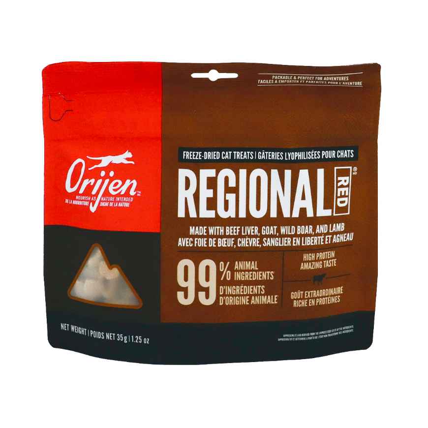 Picture of TREAT FELINE ORIJEN FREEZE DRIED Regional Red - 1.25oz/35g
