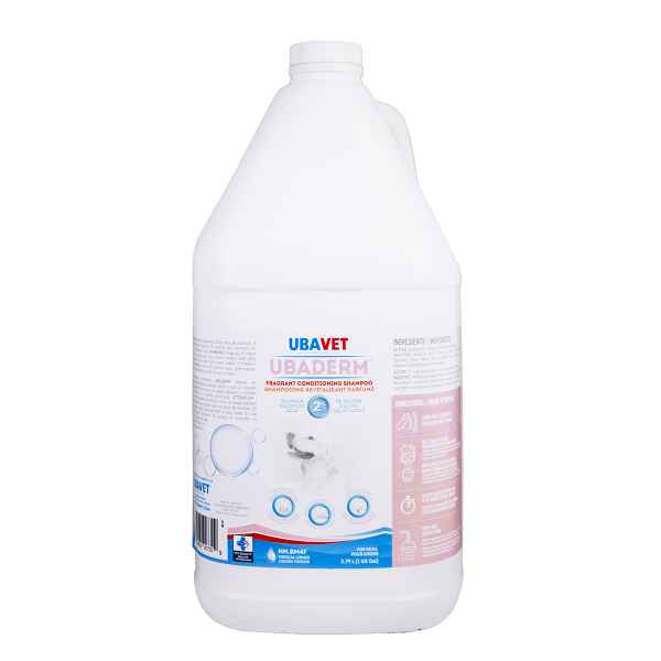 Picture of UBAVET UBADERM 2% SULPHUR 2% SALICYLIC ACID SHAMPOO - 3.79lt