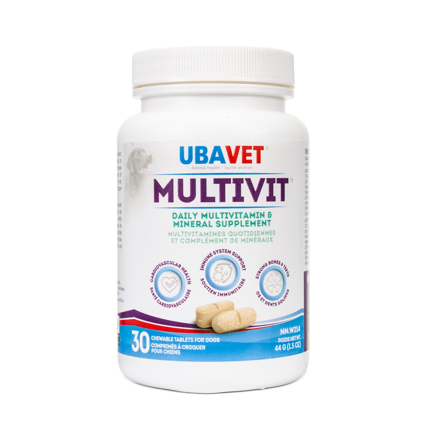 Picture of UBAVET MULTIVIT VITAMIN CHEW TABS FOR DOGS - 30's