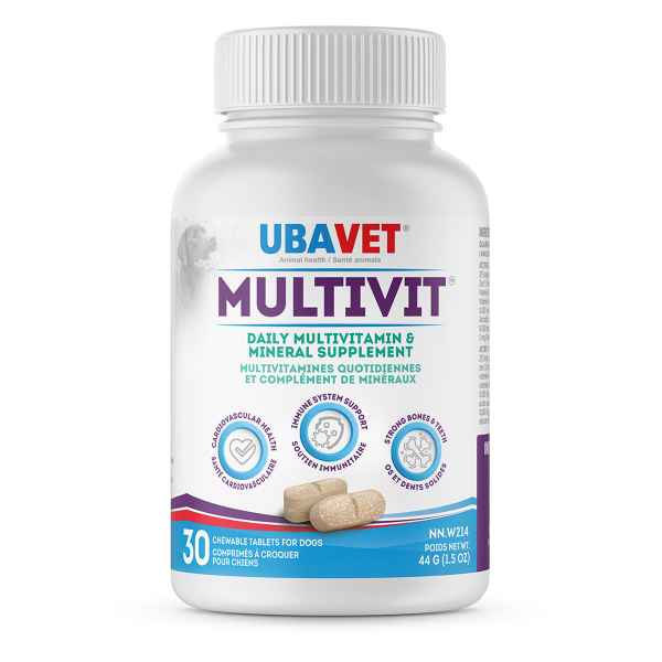 Picture of UBAVET MULTIVIT VITAMIN CHEW TABS FOR DOGS - 30's