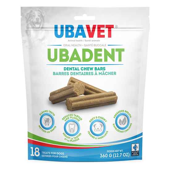 Picture of UBAVET UBADENT DENTAL CHEW BARS - 18's