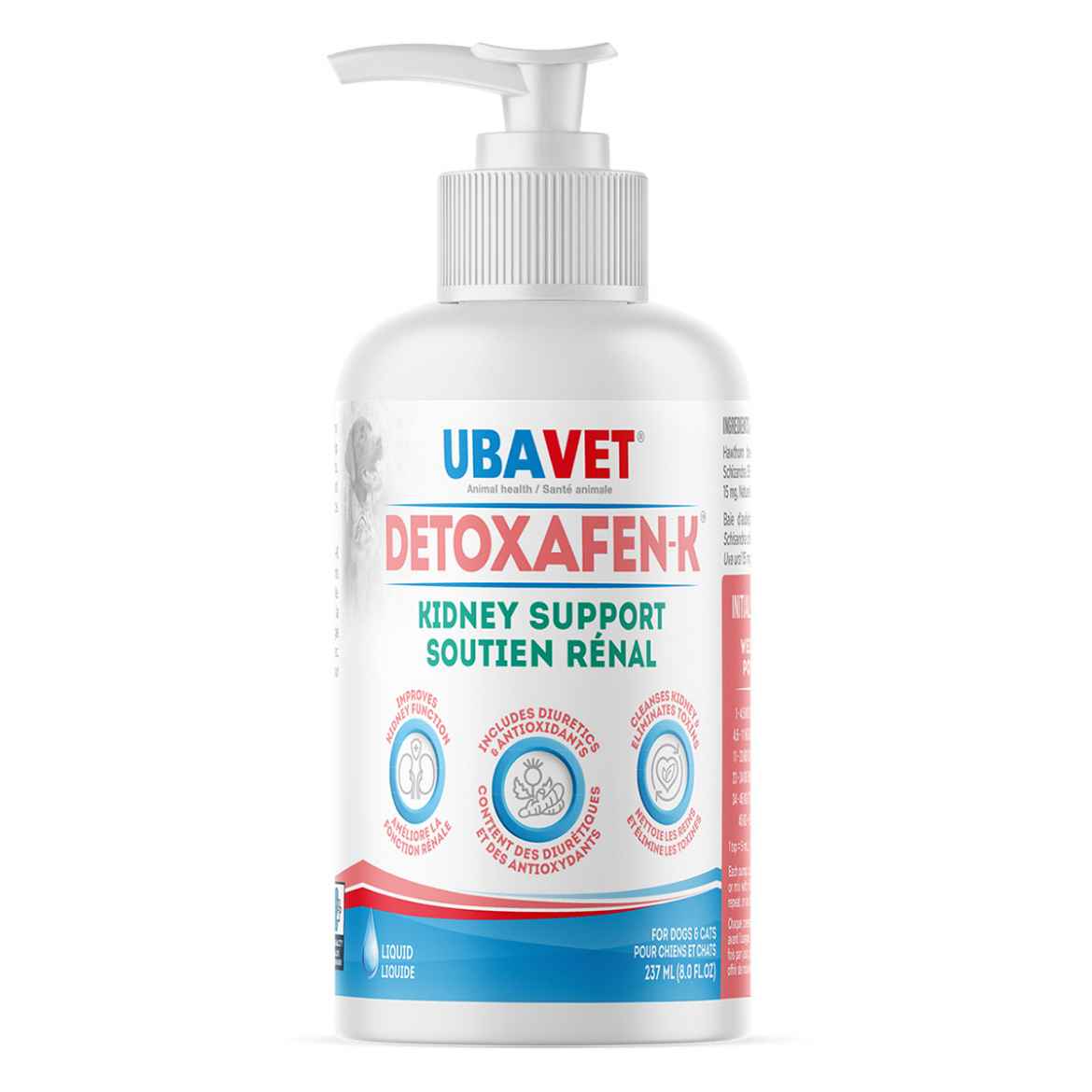 Picture of UBAVET DETOXAFEN K KIDNEY SUPPORT - 237ml