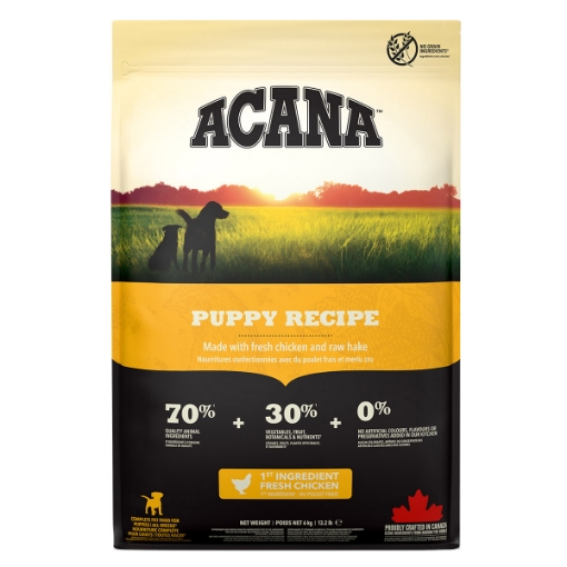 Picture of CANINE ACANA PUPPY Recipe - 6kg/13.2lb