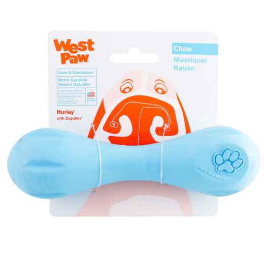 Picture of TOY DOG ZOGOFLEX Hurley Bone Small - Aqua Blue