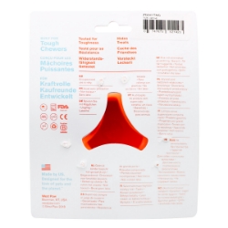 Picture of TOY DOG ZOGOFLEX Tux Treat Toy Large - Tangerine