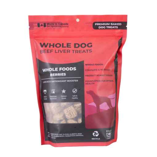 Picture of TREAT CANINE WHOLE DOG Beef Liver Snaps Whole Food Berries - 13.4oz / 380g