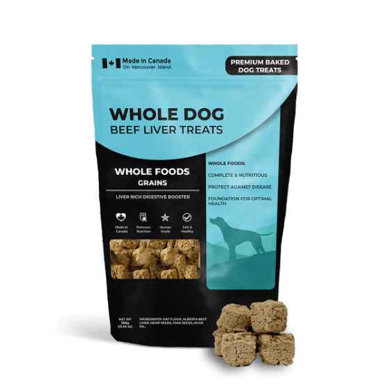Picture of TREAT CANINE WHOLE DOG Beef Liver Snaps Whole Organic Grains - 13.4oz / 380g