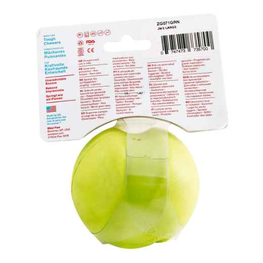 Picture of TOY DOG ZOGOFLEX Jive Ball Large - Granny Smith