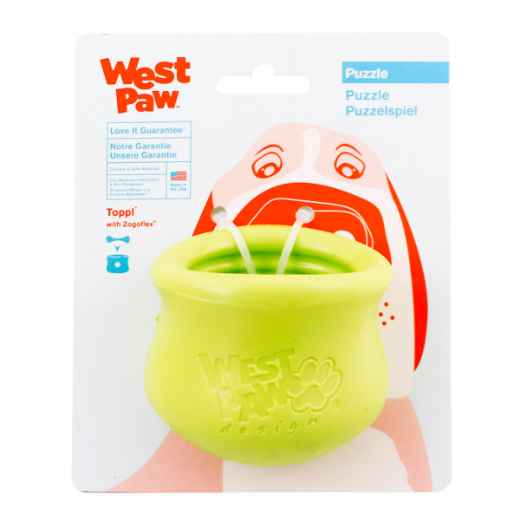 Picture of TOY DOG ZOGOFLEX Toppl Treat Toy Small - Granny Smith