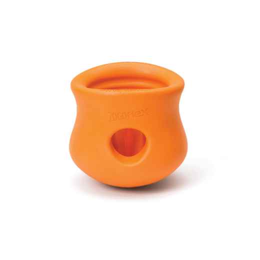 Picture of TOY DOG ZOGOFLEX Toppl Treat Toy Small - Tangerine