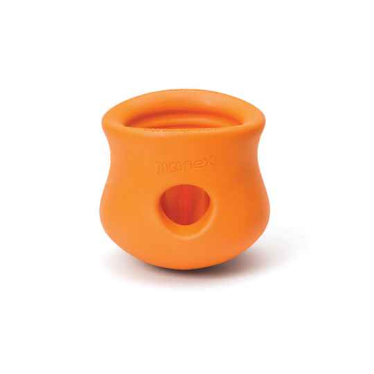 Picture of TOY DOG ZOGOFLEX Toppl Treat Toy Small - Tangerine