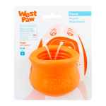 Picture of TOY DOG ZOGOFLEX Toppl Treat Toy Small - Tangerine