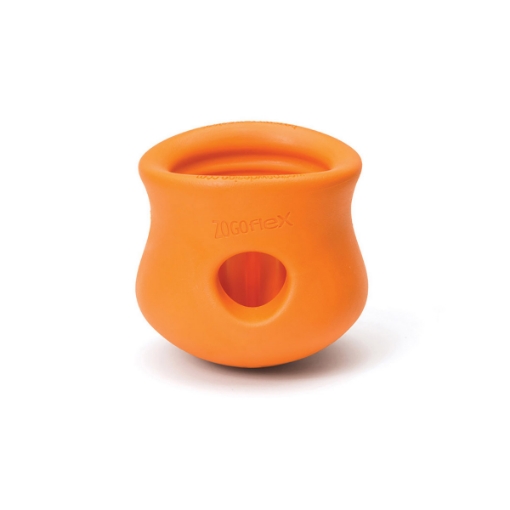 Picture of TOY DOG ZOGOFLEX Toppl Treat Toy Large - Tangerine