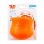 Picture of TOY DOG ZOGOFLEX Toppl Treat Toy Large - Tangerine