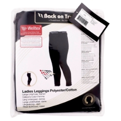 Picture of BACK ON TRACK HUMAN LONG JOHNS WOMEN BLACK -  XX Large