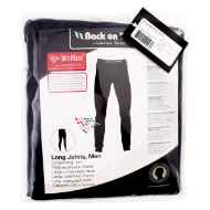 Picture of BACK ON TRACK HUMAN LONG JOHNS MAN Black - Large