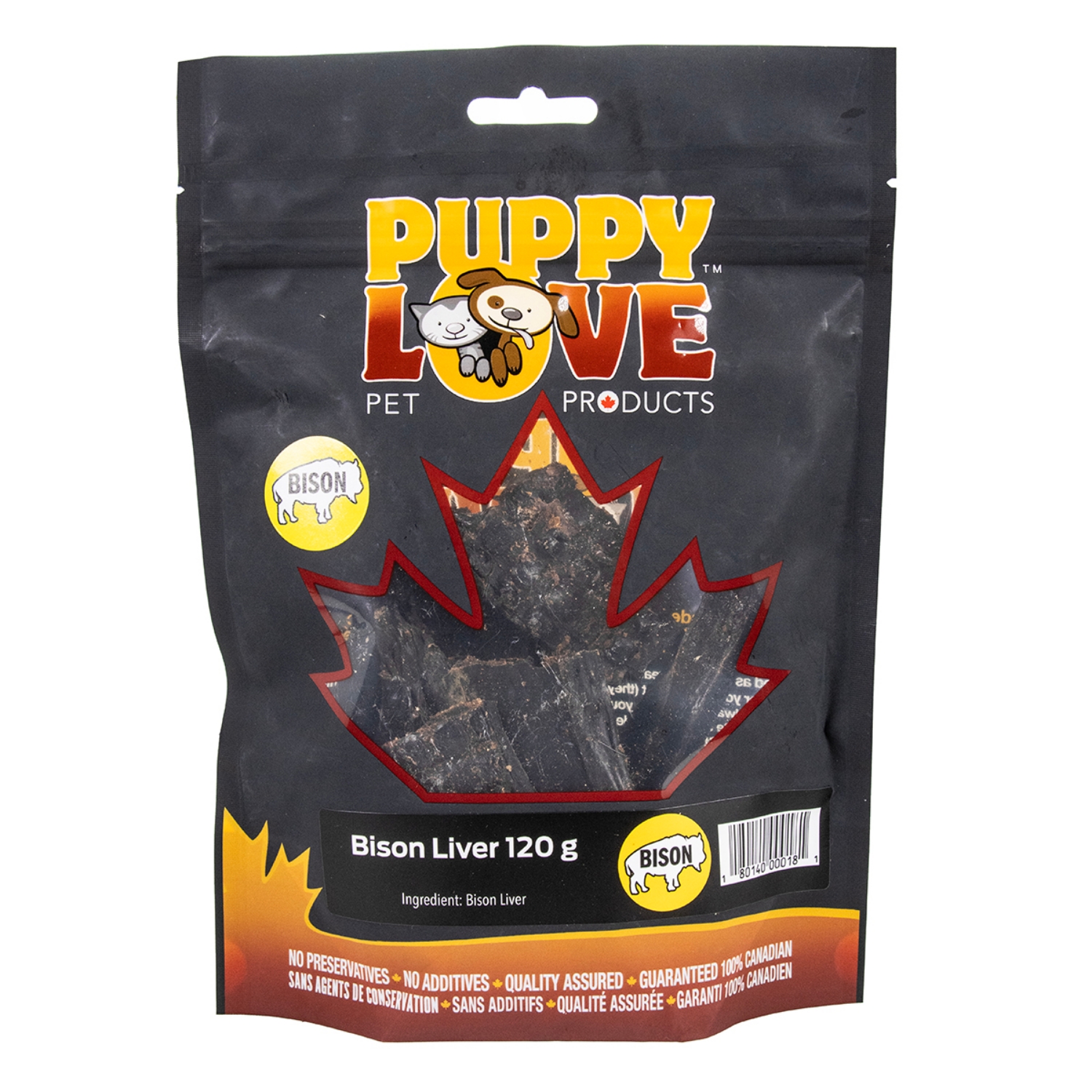 Picture of TREAT CANINE PUPPY LOVE BISON LIVER - 120g