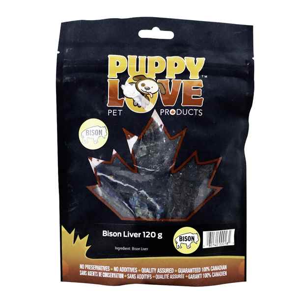 Picture of TREAT CANINE PUPPY LOVE BISON LIVER - 120g