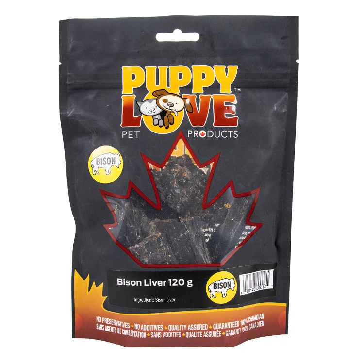 Picture of TREAT CANINE PUPPY LOVE BISON LIVER - 120g
