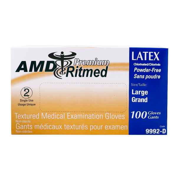 Picture of GLOVES LATEX POWDER FREE LARGE - 100/box