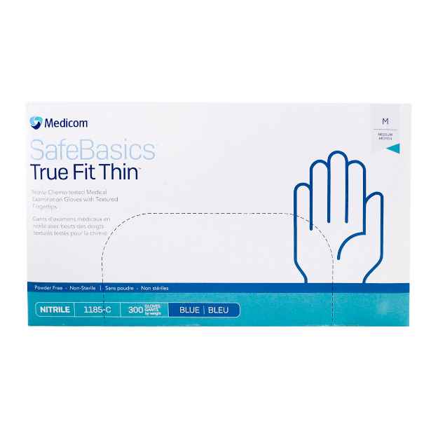 Picture of GLOVES NITRILE POWDER FREE BLUE MEDIUM - 300/box