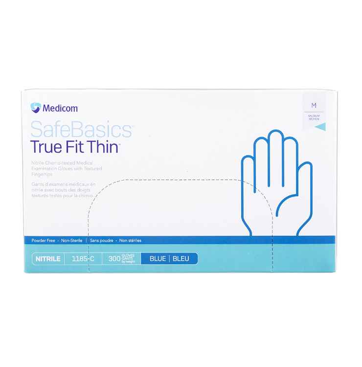 Picture of GLOVES NITRILE POWDER FREE BLUE MEDIUM - 300/box