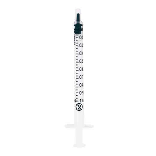 Picture of SYRINGE ANIJECT 3 PART 1cc/1ml ZERO DEAD SPACE - 100/pk