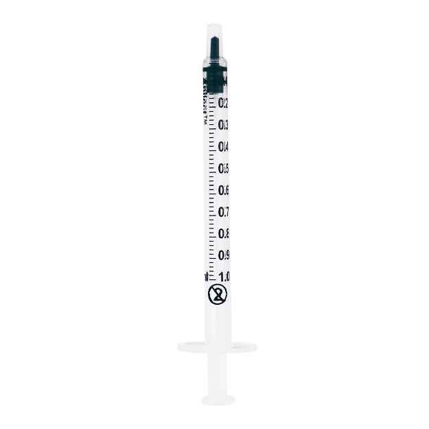 Picture of SYRINGE ANIJECT 3 part 1cc/1ml ZERO DEAD SPACE - 100/pk