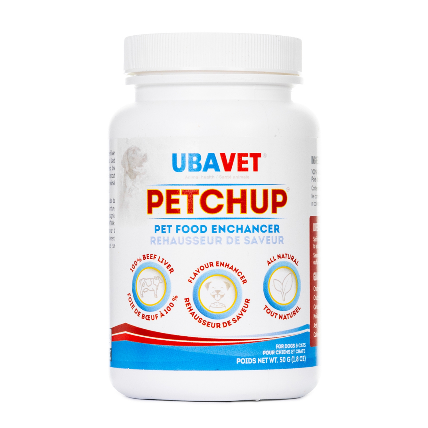 Picture of UBAVET PETCHUP PET FOOD ENHANCER - 50gm
